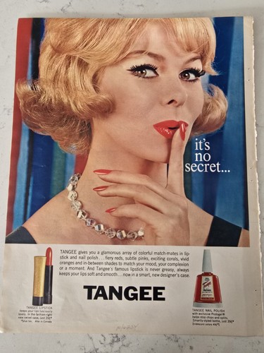 1962 tangee lipstick nail - tangee,