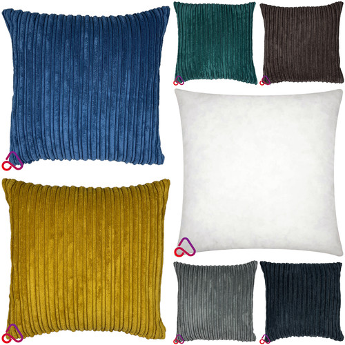 Jumbo cord cushion with - jumbo,