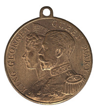 1911 coronation medal - medal, –