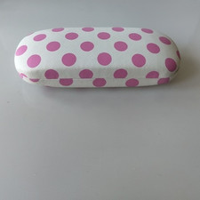 Polka Dots Sunglasses Glasses Protective Hard Case Black with Cleaning Cloth