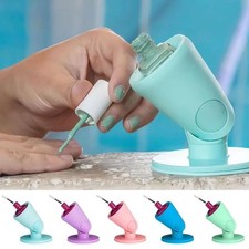 Silicone Nail Polish Holder Untippable Nail polish Base Nail Art Salon Tools UK