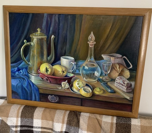Original oil painting still - original,