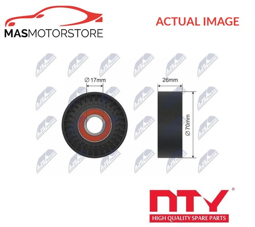 Ribbed belt tensioner - v-ribbed, pulley