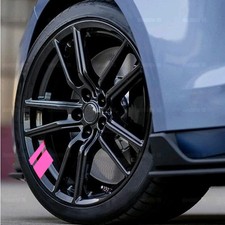 6pcs Pink Reflective Car Wheel