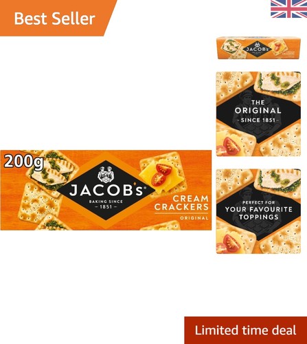 Gourmet cream crackers 200g - cream, crackers,