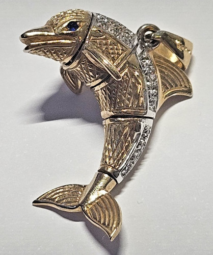 9ct yellow and white gold - white,