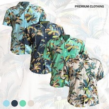 MENS Flower HAWAIIAN t SHIRT