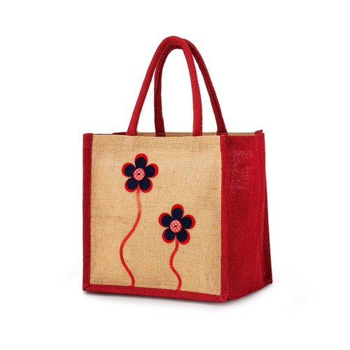 Jute hessian burlap - burlap, red