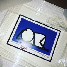 Stik Nhs Stamped & Signed & Numbered Banksy Invader Harland Miller Haring Hirst