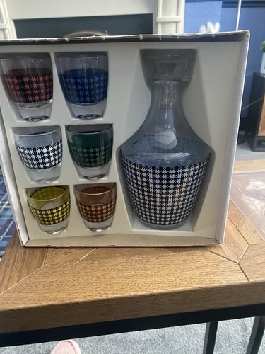 Vintage luminarc houndstooth - ,