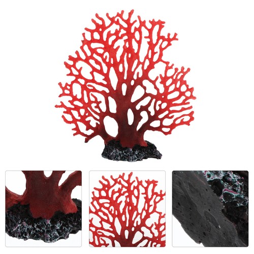1pc unique red coral - red,