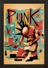 Vintage Punk Rock Poster
