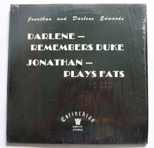 Jonathan & Darlene Edwards Darlene Remembers Duke Jonathan Plays Fats LP Cori...