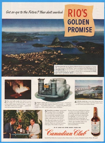 1944 canadian club whisky rio - 1944,