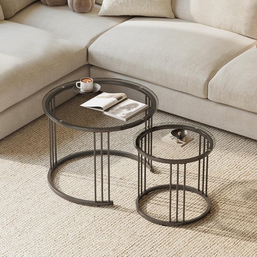 Huhote round coffee tables - huhote,