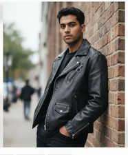 NEW ZARA MAN REAL100% LEATHER