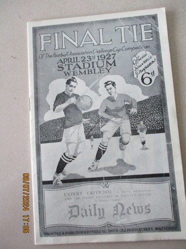 Reproduction 1927 cup - 1927, final
