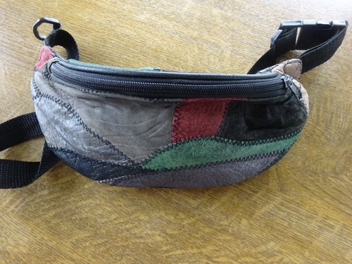90s vintage patchwork bum - 90s,