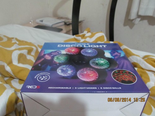 Circle disco light very - in,