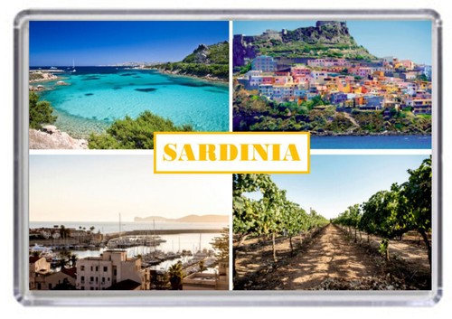 Sardinia italy fridge magnet - italy,