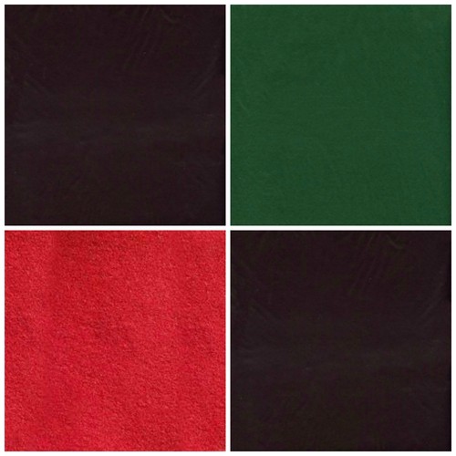 Felt black green red brown - felt,