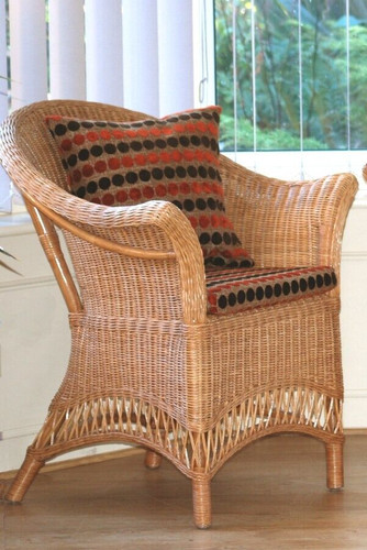Wicker lloyd loom style - wicker, chair