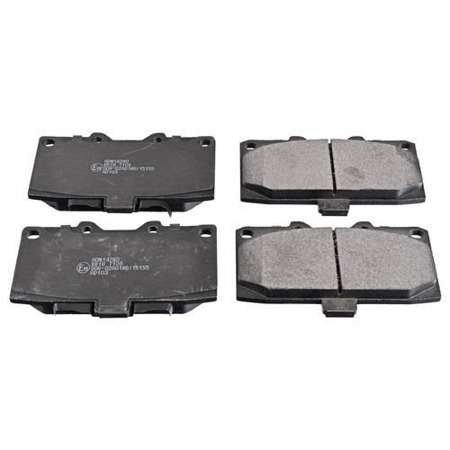 Branded brake pad set front - branded,