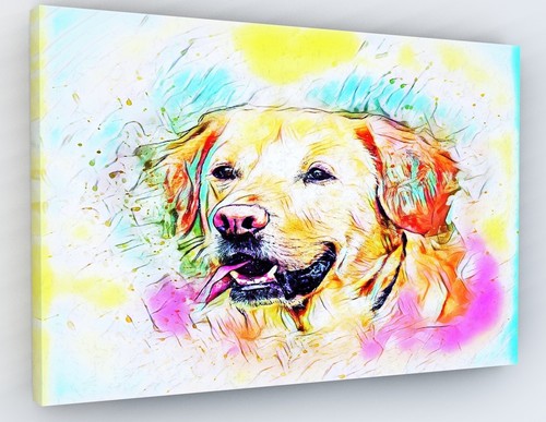 Labrador dog canvas picture - ,