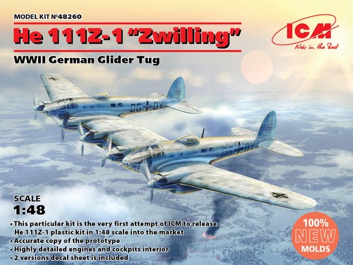Icm heinkel 111z 1 - heinkel, he-111z-1