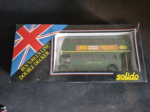 Bus green double decker line - green,