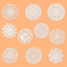 10Pcs Vintage Hand Crochet