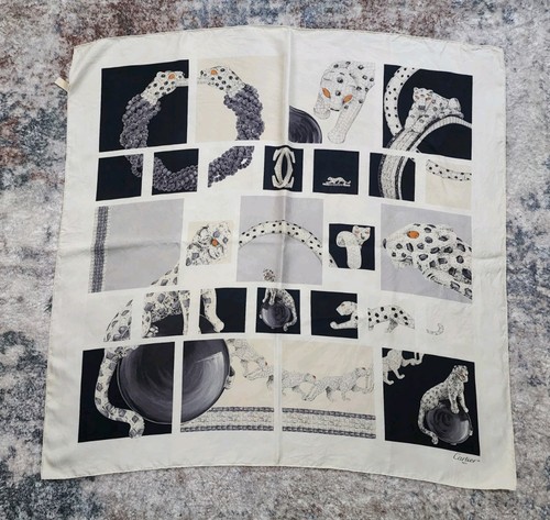 Cartier silk scarf - cartier,