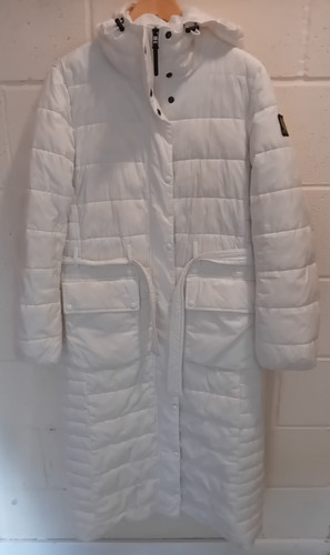 Belstaff ladies white parka - ladies,