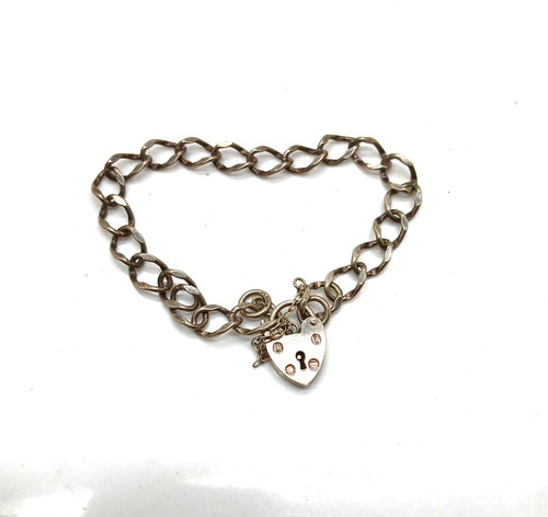 Sterling silver vintage heart - sterling,