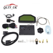 9in1 Race Dash Dashboard LCD Digital Gauge Waterproof Full Sensor Kit Tachometer