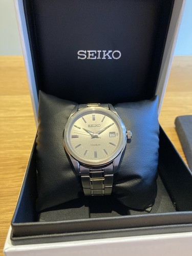 Seiko titanium sapphire - seiko, titanium,