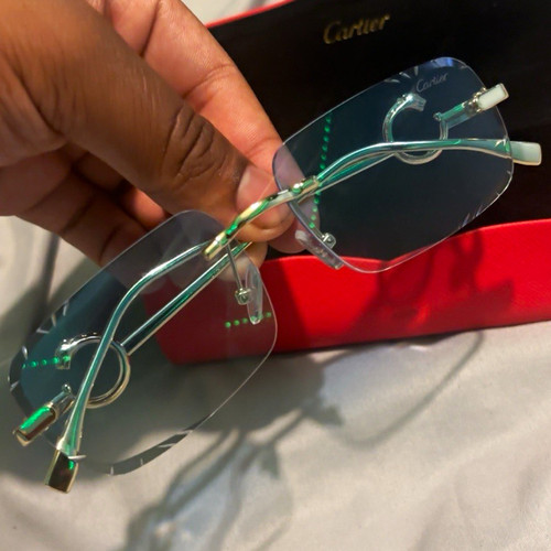 Cartier rimless rectangular - rimless,