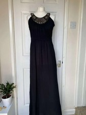 E-vie Grecian Style Black Maxi