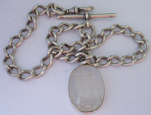 Antique solid silver pocket - ,