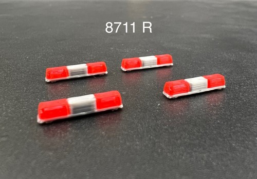 Pack ho scale red - 4,