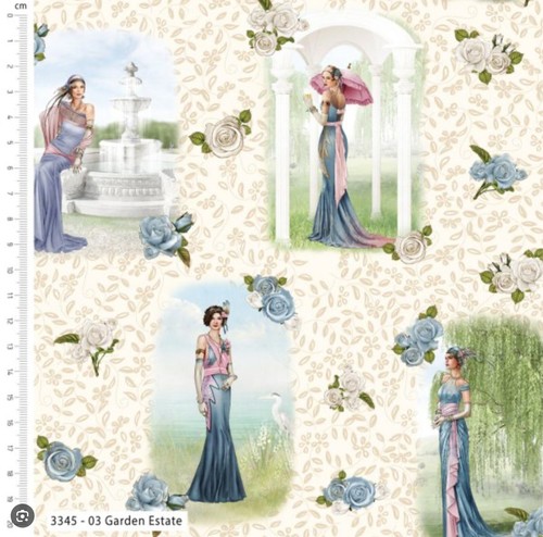 Art deco fabric debbi moore - deco,