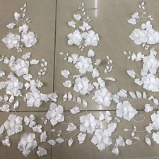Beaded  Flower Lace Fabric