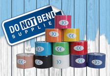 Kinetic KT Tape 5cm x 5M Various Colours and value Packs