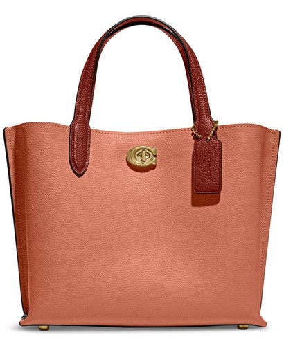 Nwt coach colorblock leather - colorblock,