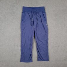LULULEMON Joggers Womens US 6 UK 10 Blue Dance Studio Pant TALL Mid Rise 3/4 28"