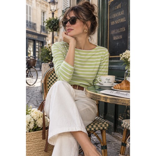 Saint james lime green white - saint,