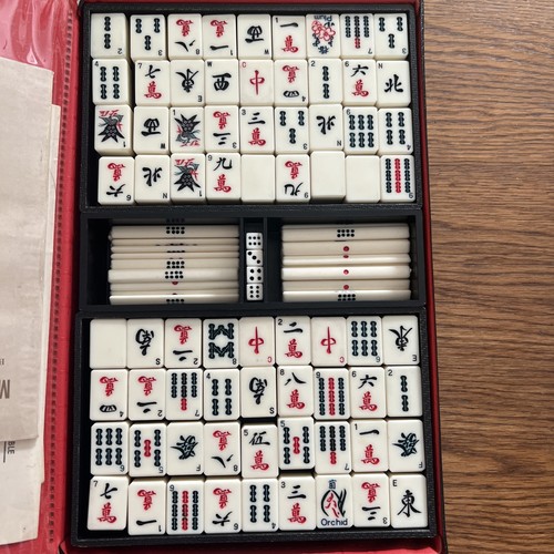 Vintage mahjong set - mahjong, heavy