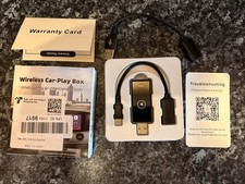 Wireless CarPlay Auto Car Adapter For Android Auto & Apple Carplay UK