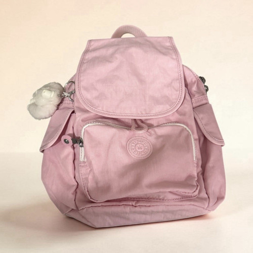 Kipling pink small - small, backpack