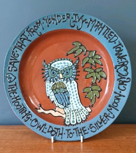 Large vintage slipware pottery - slipware,
